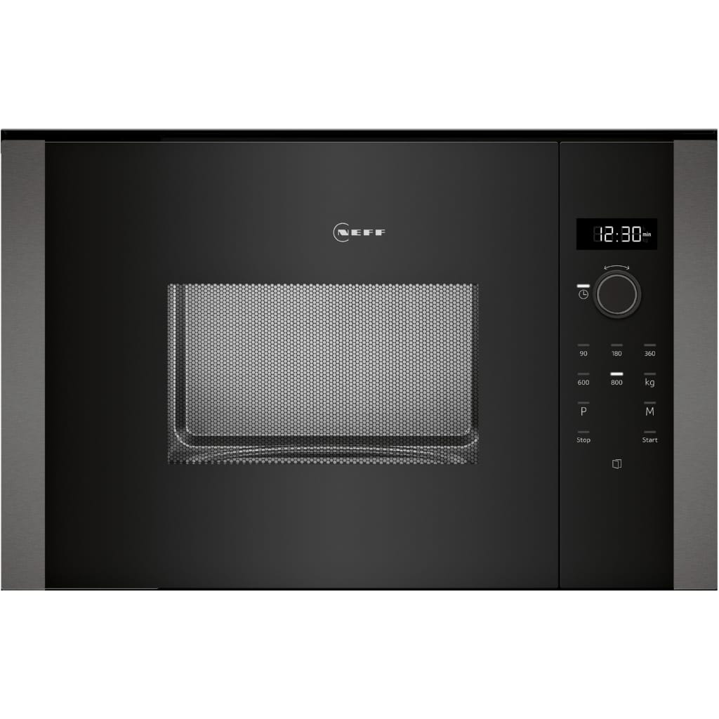 NEFF Einbau-Mikrowelle HLAWD23G0, Mikrowelle, 20 l, Seitliche Drehtür für Hocheinbau & schnelle Easy Clean-Reinigung