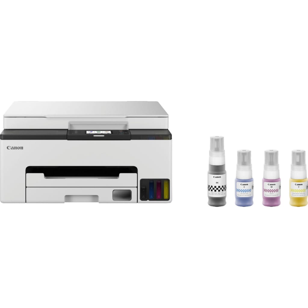 Canon MAXIFY GX1050 Multifunktionsdrucker, (WLAN (Wi-Fi), Wi-Fi Direct, 3in1 Tintenstrahl-Multifunktionsgerät mit extrem niedrigen Druckkosten)